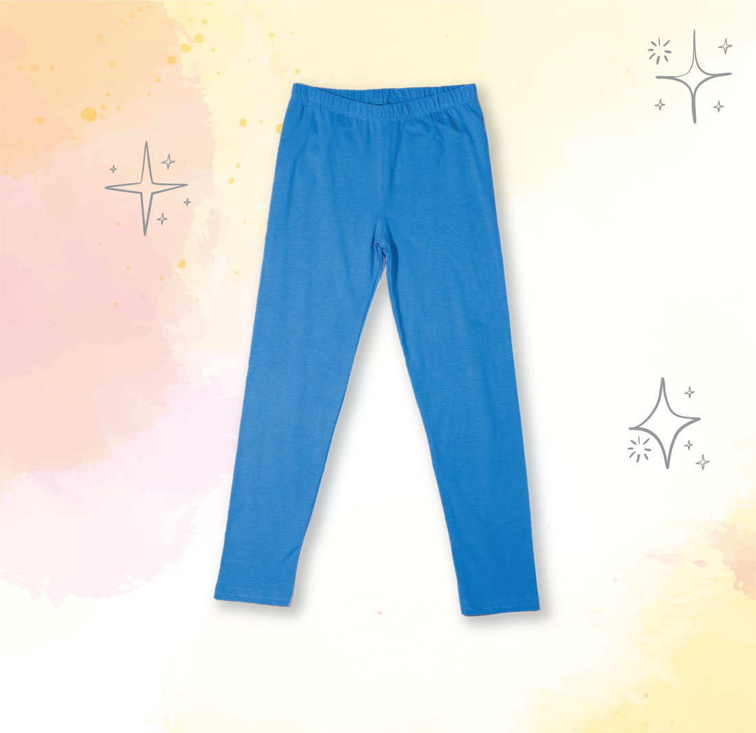 Vista Blue Solid Legging