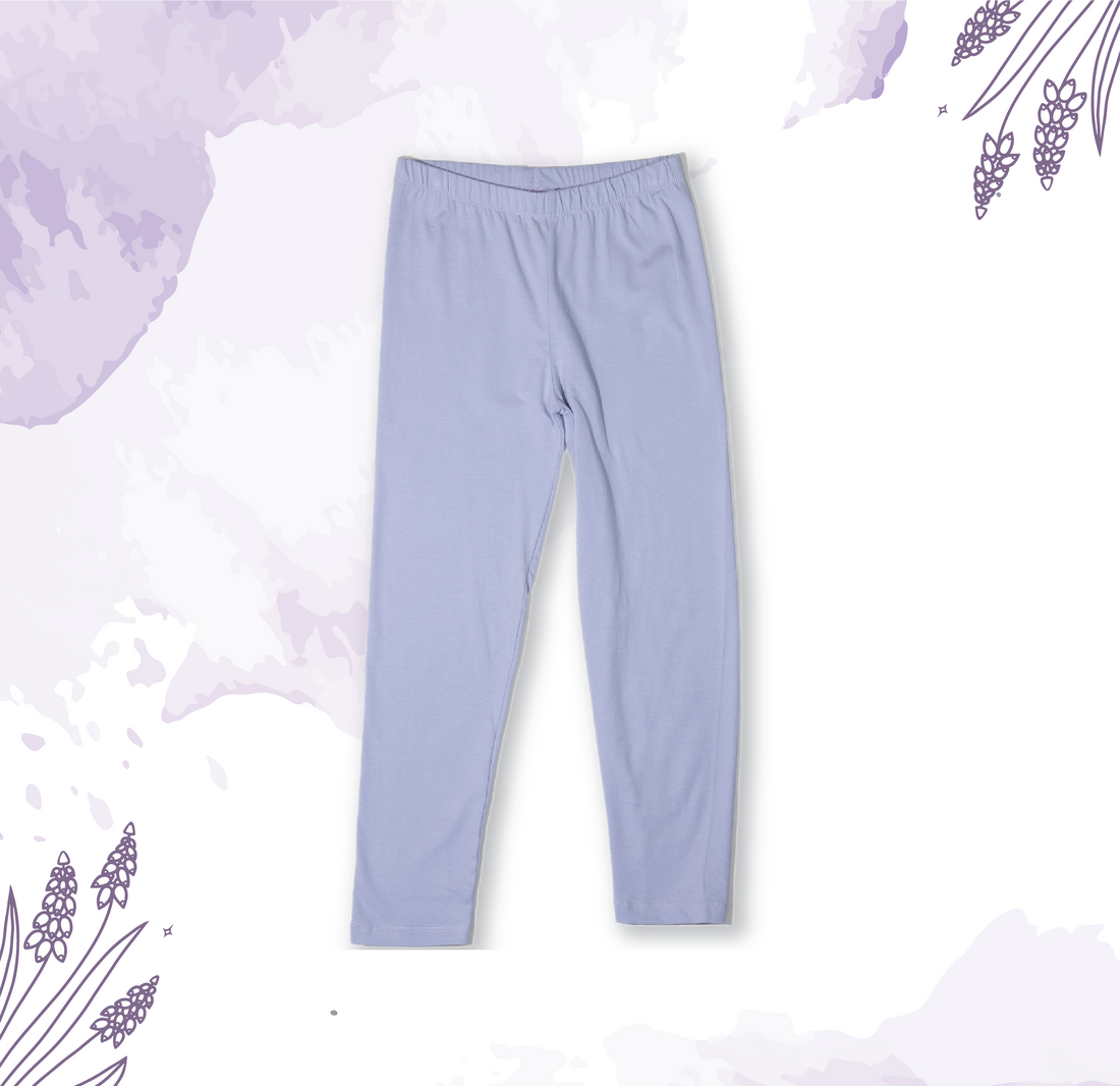 Purple Heather Solid Legging