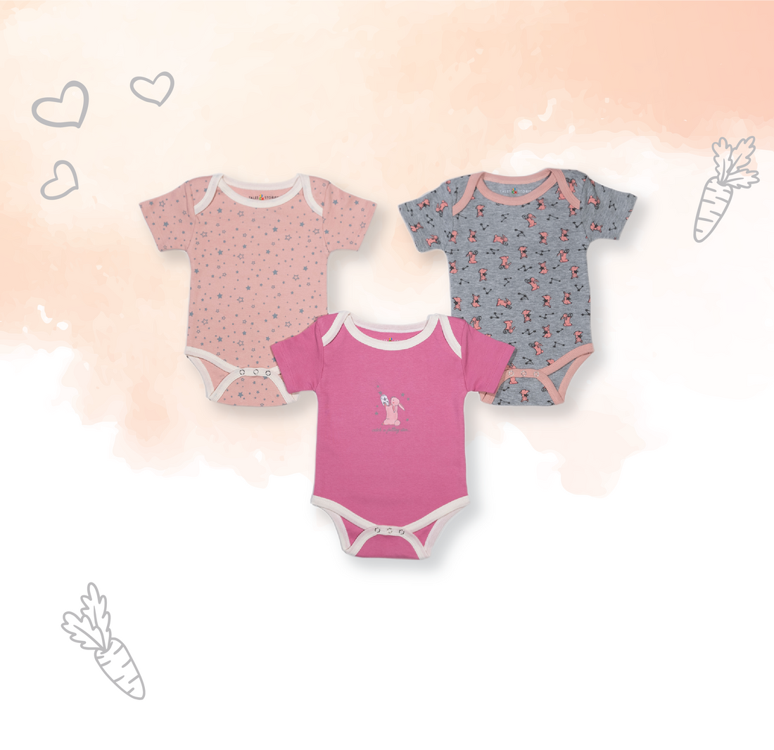 Catch a Falling Star 3 PK Bodysuit