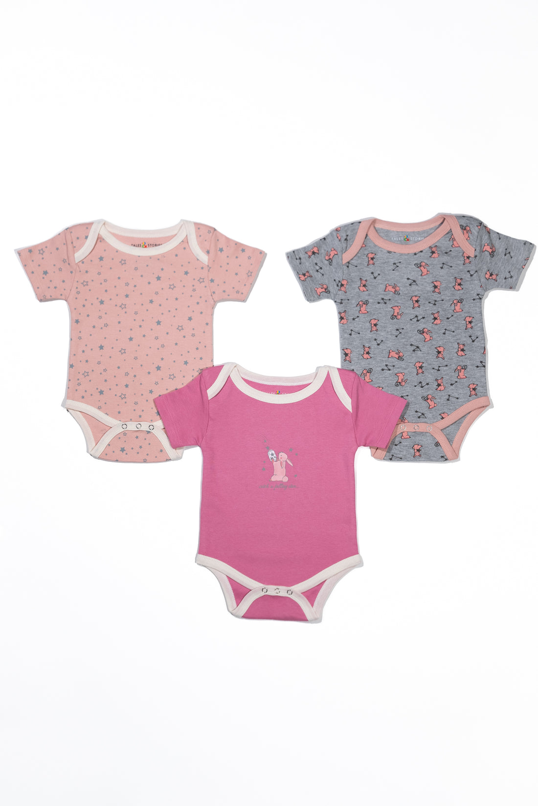 Catch a Falling Star 3 PK Bodysuit