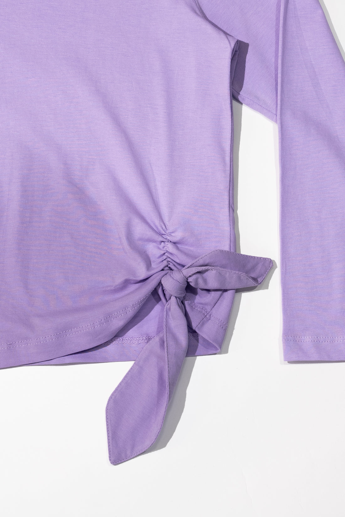 Hooded Faux Front Tie Top