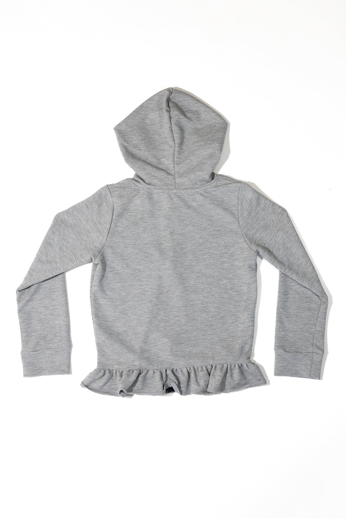 Ruffle Hooded Jacket