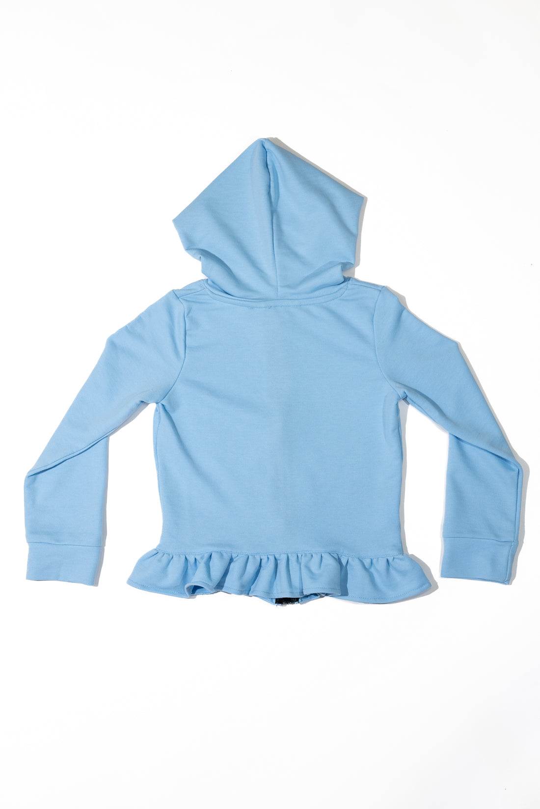 Sky Ruffle Hooded Jacket