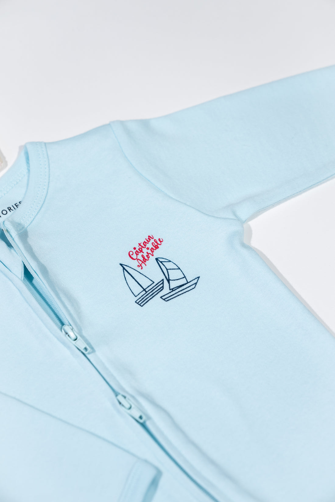 Captain Adorable 2 PK Reversible Zipper Footie