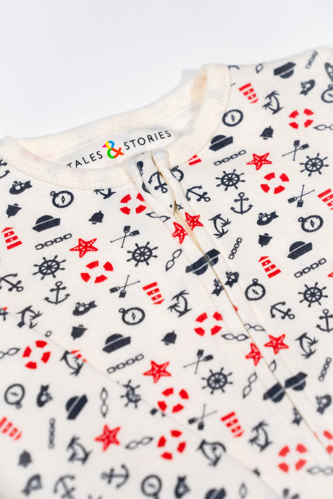 Captain Adorable 2 PK Reversible Zipper Footie