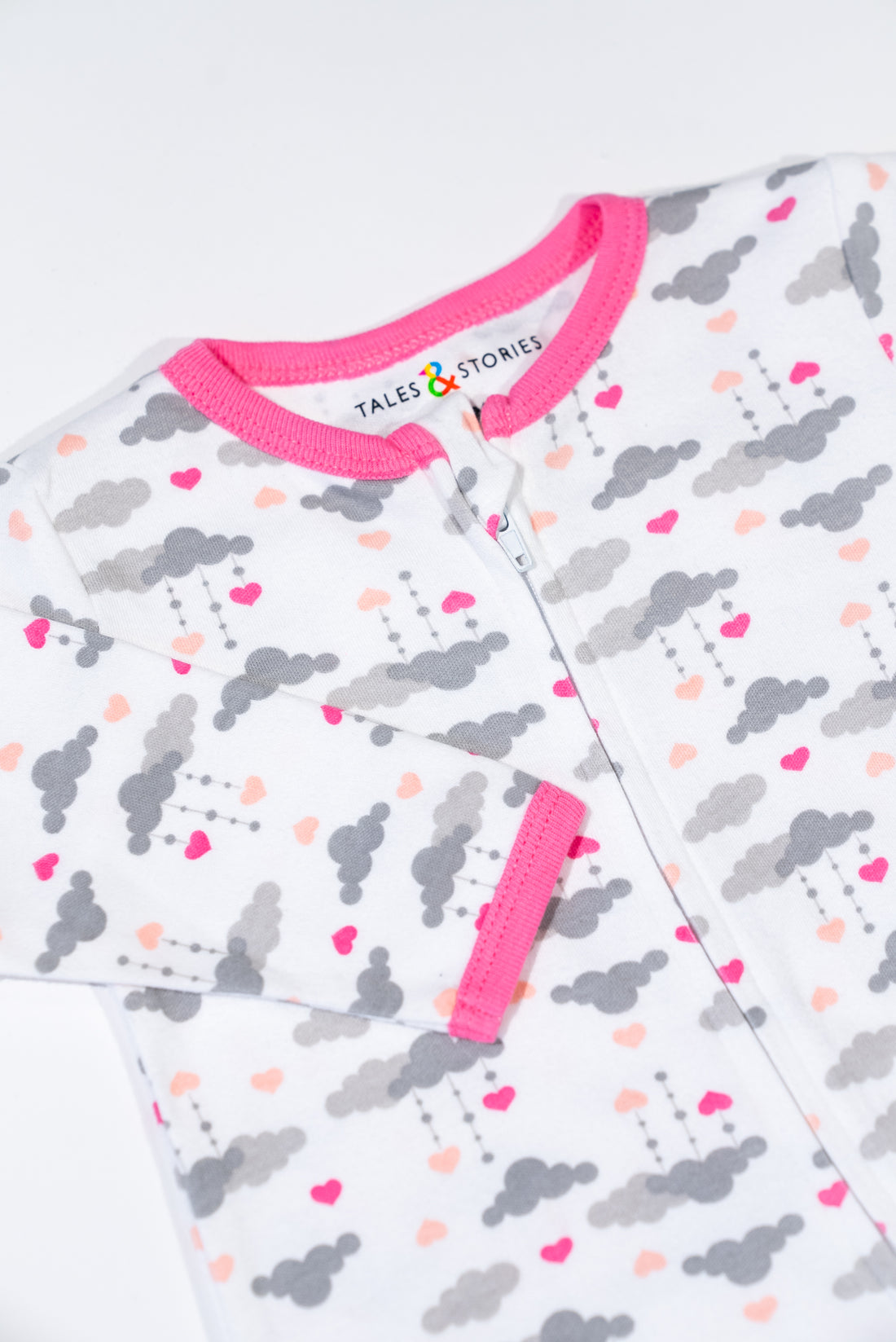 Thank Heaven For Little Girls 2 PK Reversible Zipper Footie