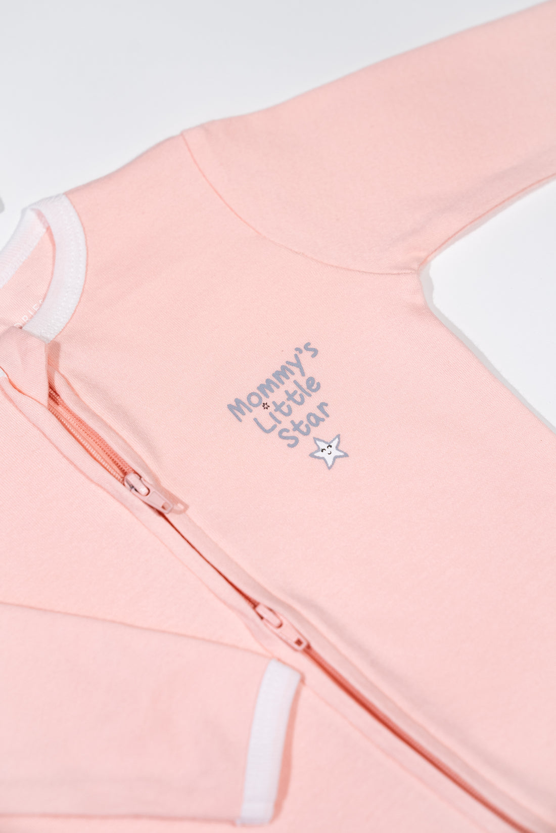Mommy's Little Star 2 PK Reversible Zipper Footie