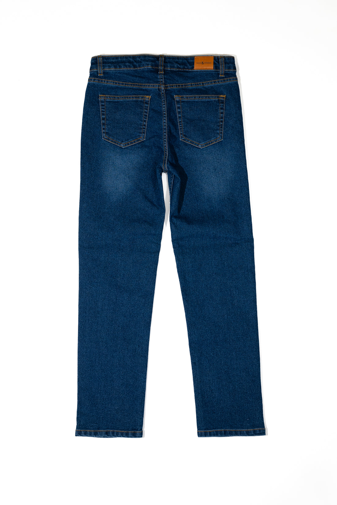 Medium Wash Straight Leg Jeans