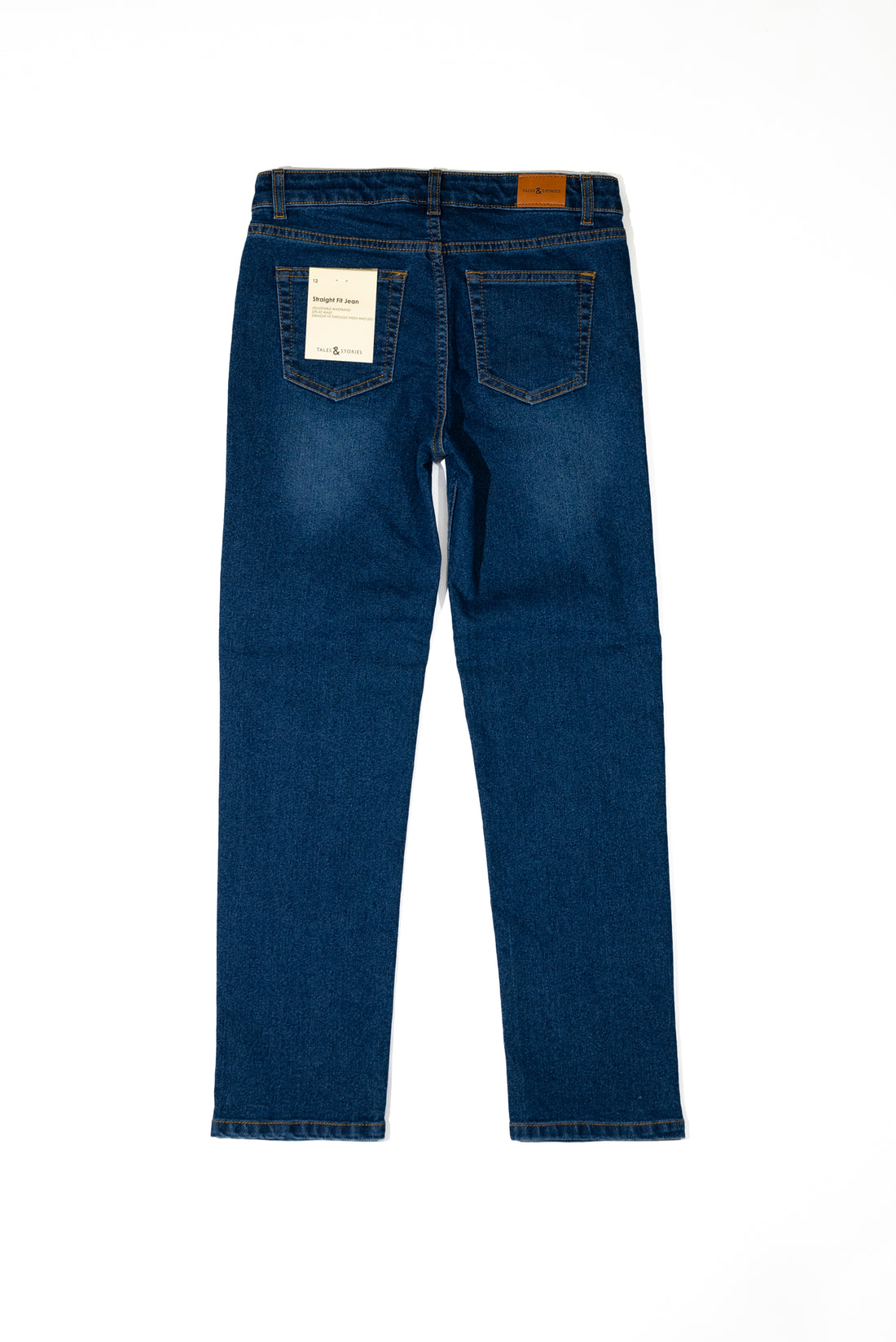 Medium Wash Straight Leg Jeans